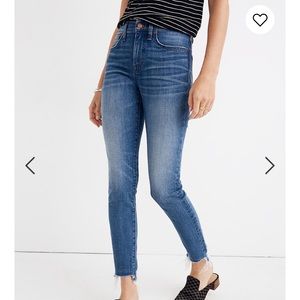 Madewell 9” High Rise Skinny Crop Jeans